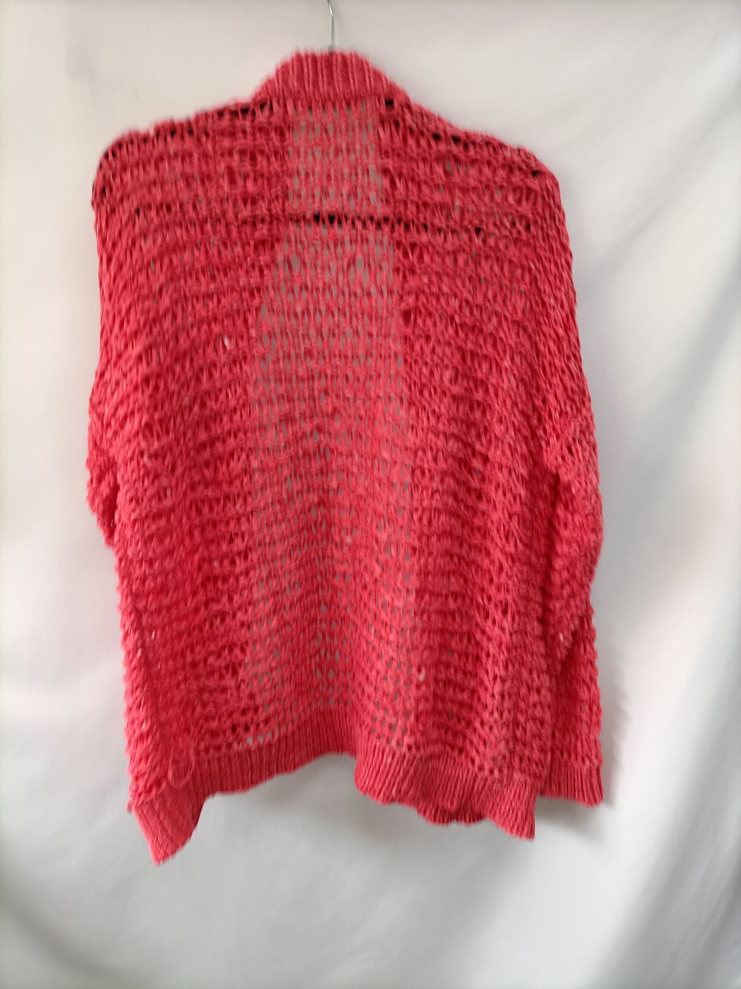 MANGO. Open knit cardigan S/S