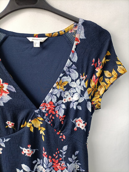 SPRINGFIELD. Vestido midi flores  T.xs