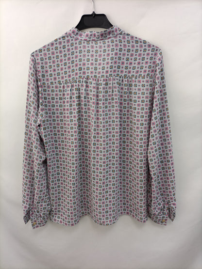 MERRYMAKE. Blusa fluida estampada T.m