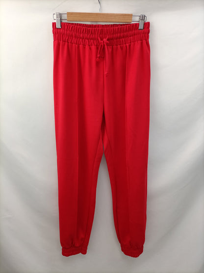 ZARA. Red stretch trousers Tm