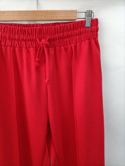 ZARA. Red stretch trousers Tm