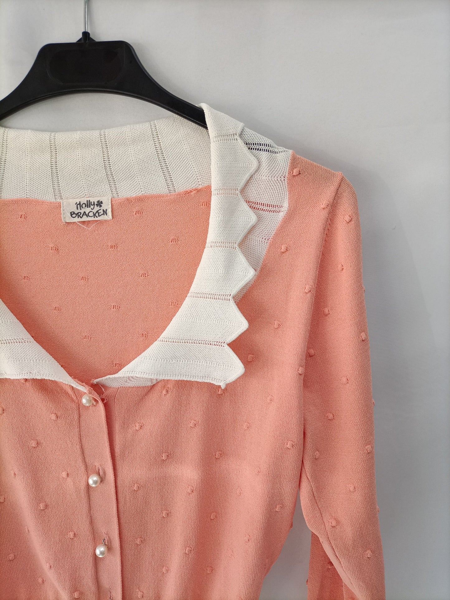 MOLLY BRACKEN. Rebeca salmón cuello beige T.xs