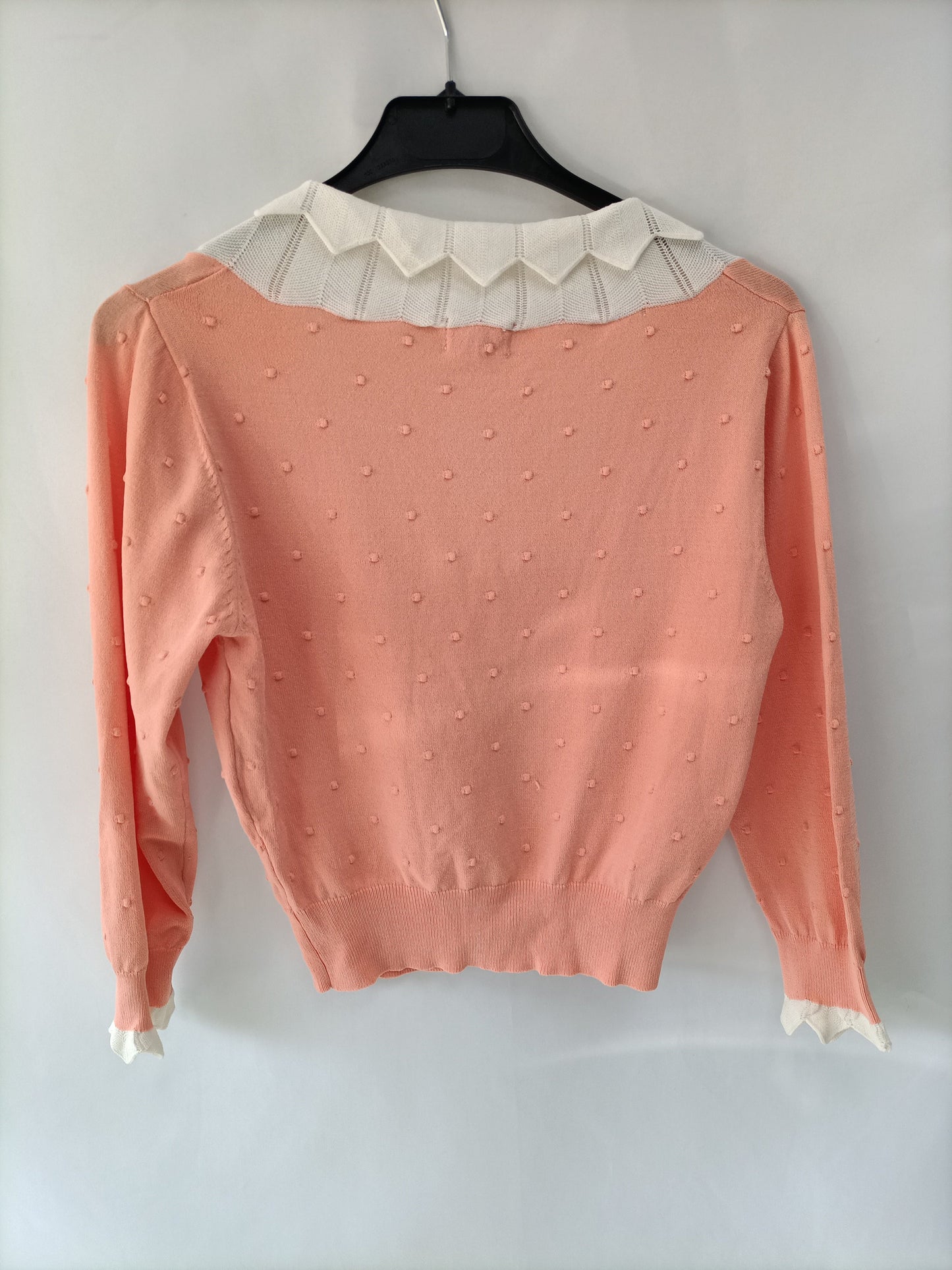 MOLLY BRACKEN. Rebeca salmón cuello beige T.xs