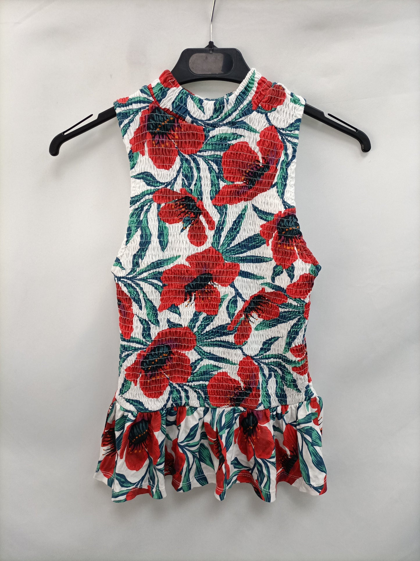 ZARA. Top fruncido T.s