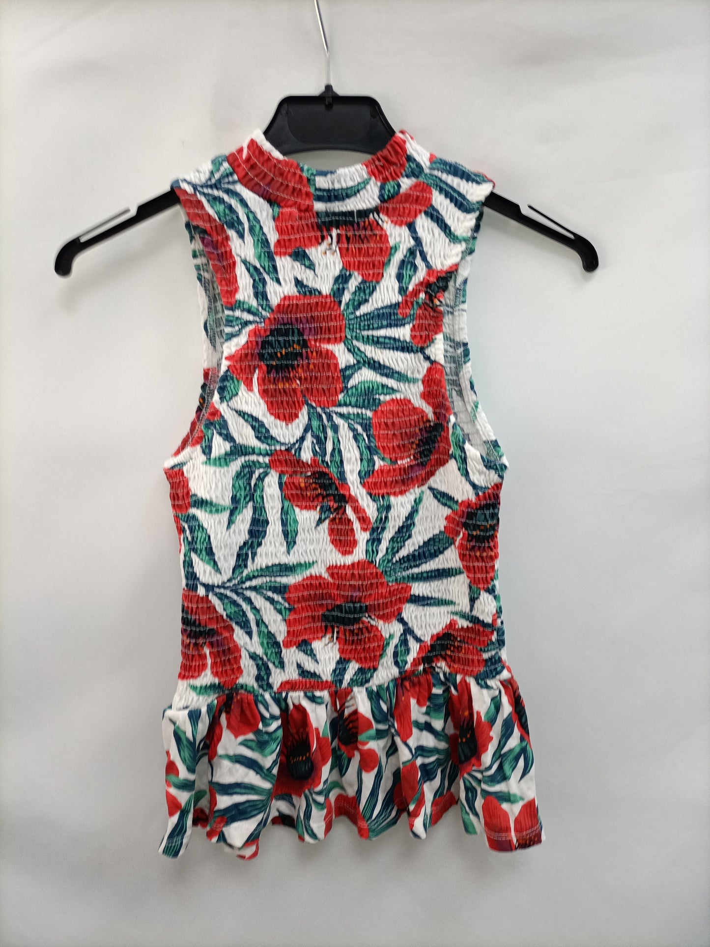 ZARA. Top fruncido T.s