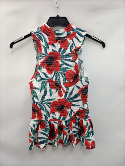 ZARA. Top fruncido T.s