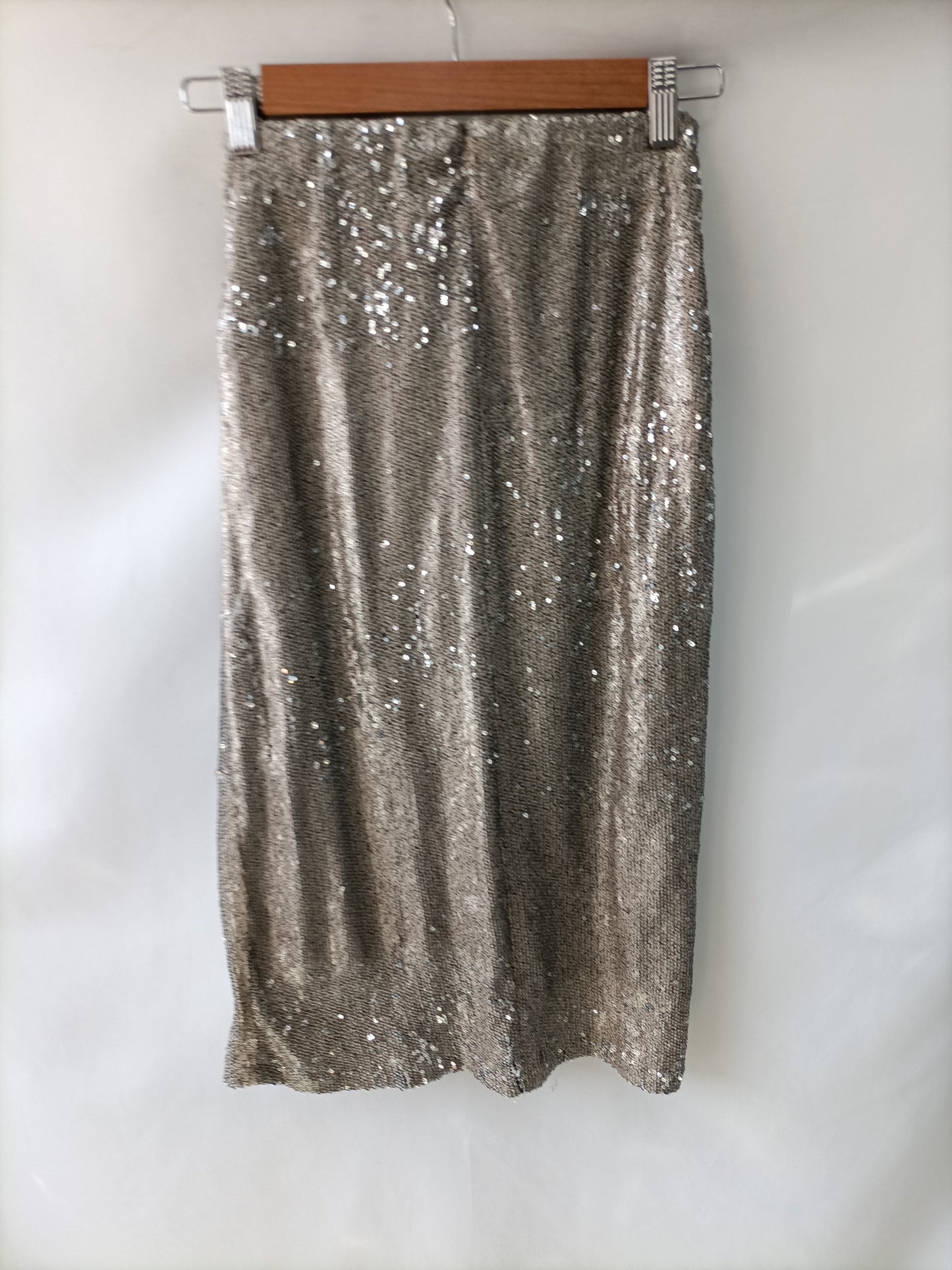 ZARA. Falda lentejuelas T.s
