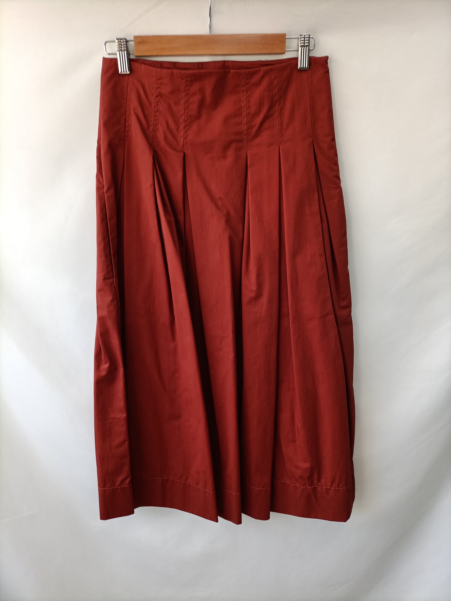 ZARA. Falda midi teja   T.s