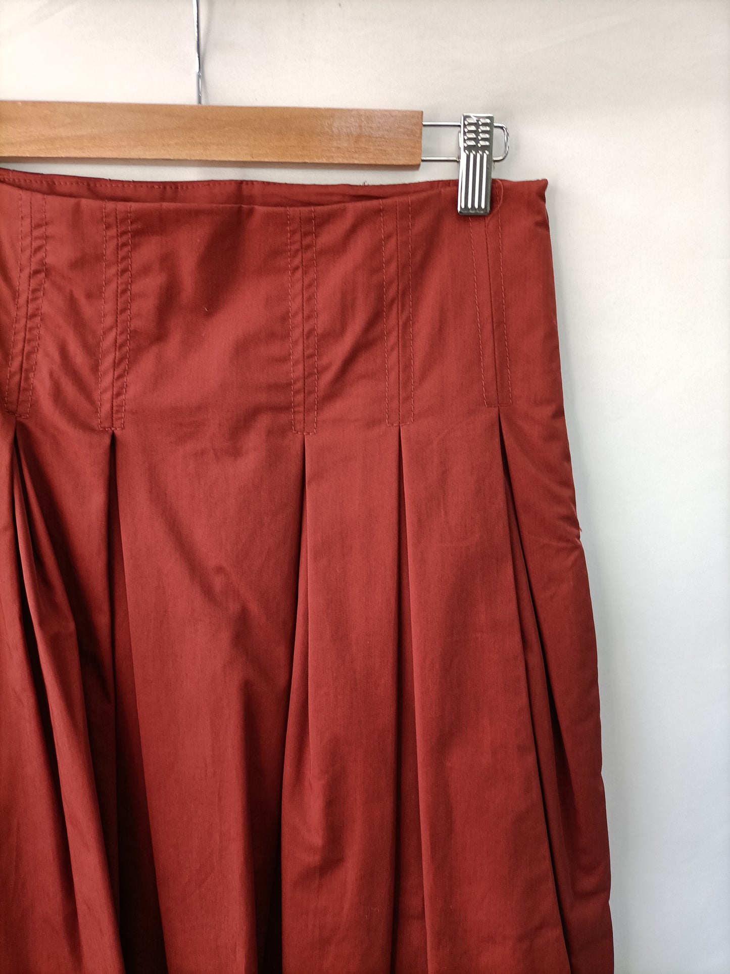 ZARA. Falda midi teja   T.s