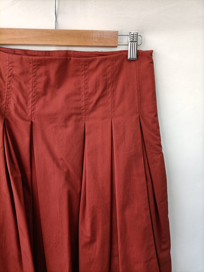 ZARA. Falda midi teja   T.s