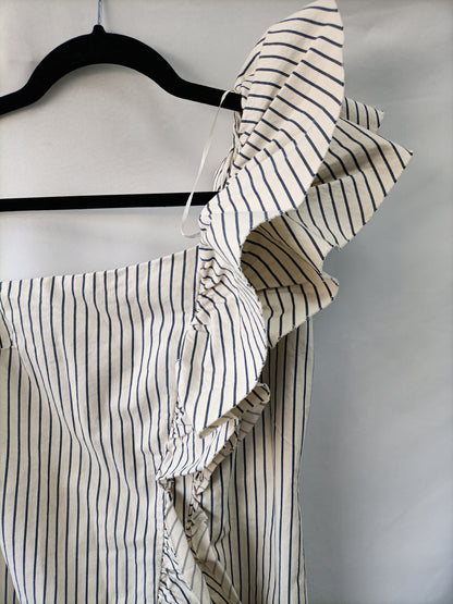 ZARA. Vestido asimétrico T.m