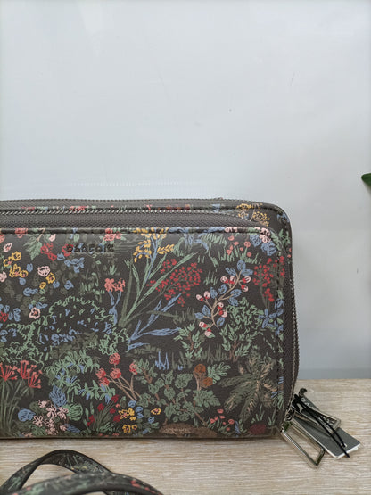 PARFOIS. Bolso gris flores