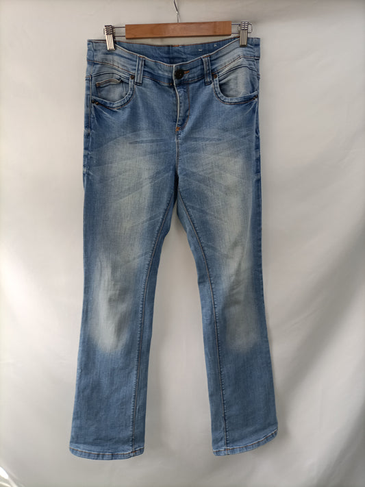 M&MODE. Pantalón campana denim T. 40