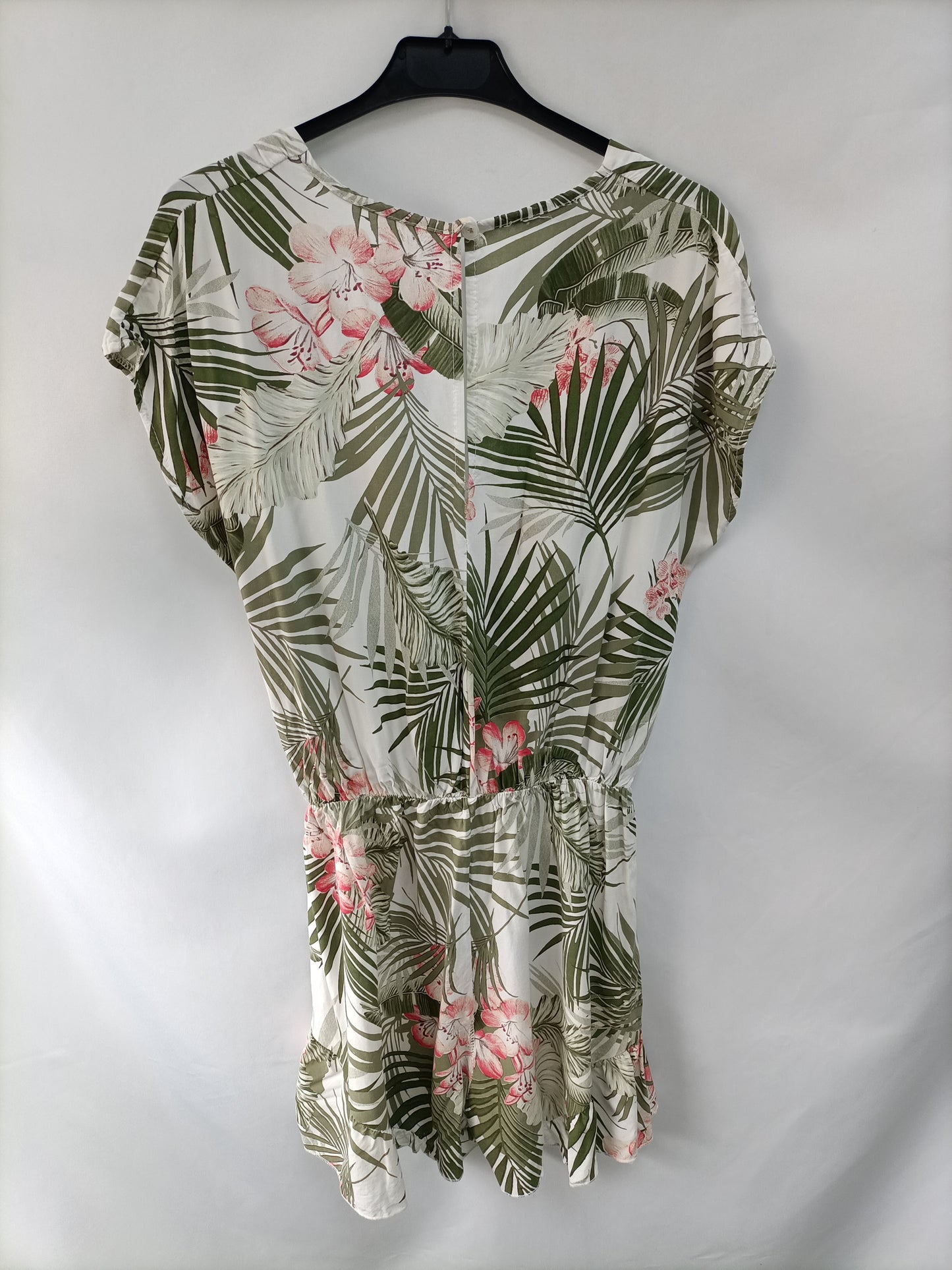 MULAYA. Mono blanco hojas T.u(m)