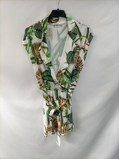 SENSE. Mono corto hojas T.m