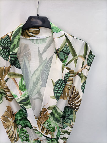 SENSE. Mono corto hojas T.m