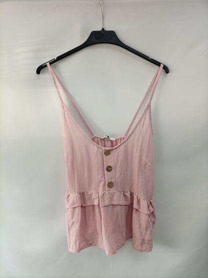 ARMONIAS. Top rosa fluido T.m