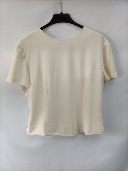 TOMMY MADRID. Top beige vintage T.40(m)