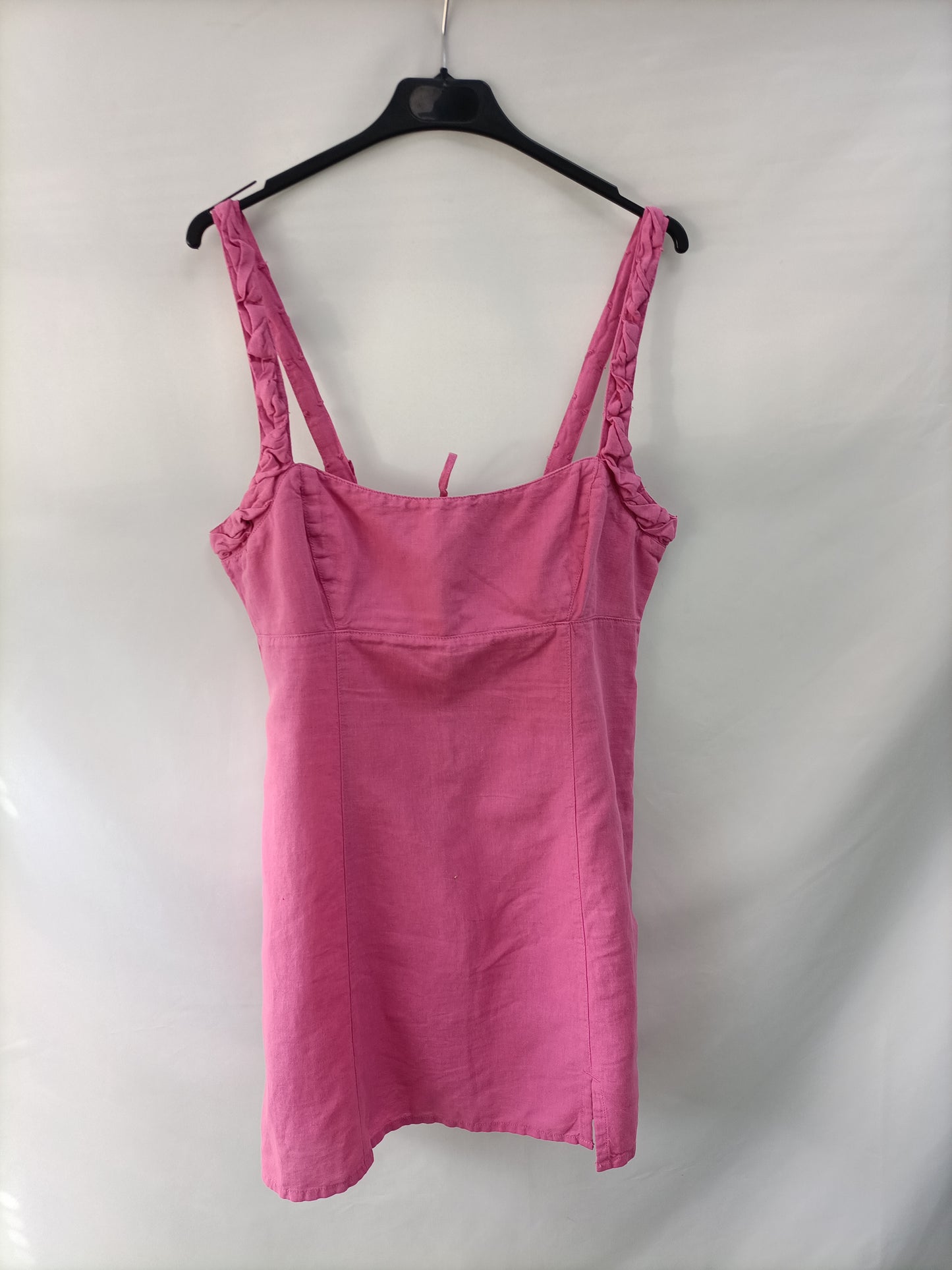 ZARA. Pink linen dress Tl Hibuy market ZARA. Pink linen dress Tl Hibuy market