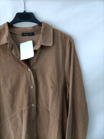 DANIELA LOVELY. Vestido camel micropana T.u(l)