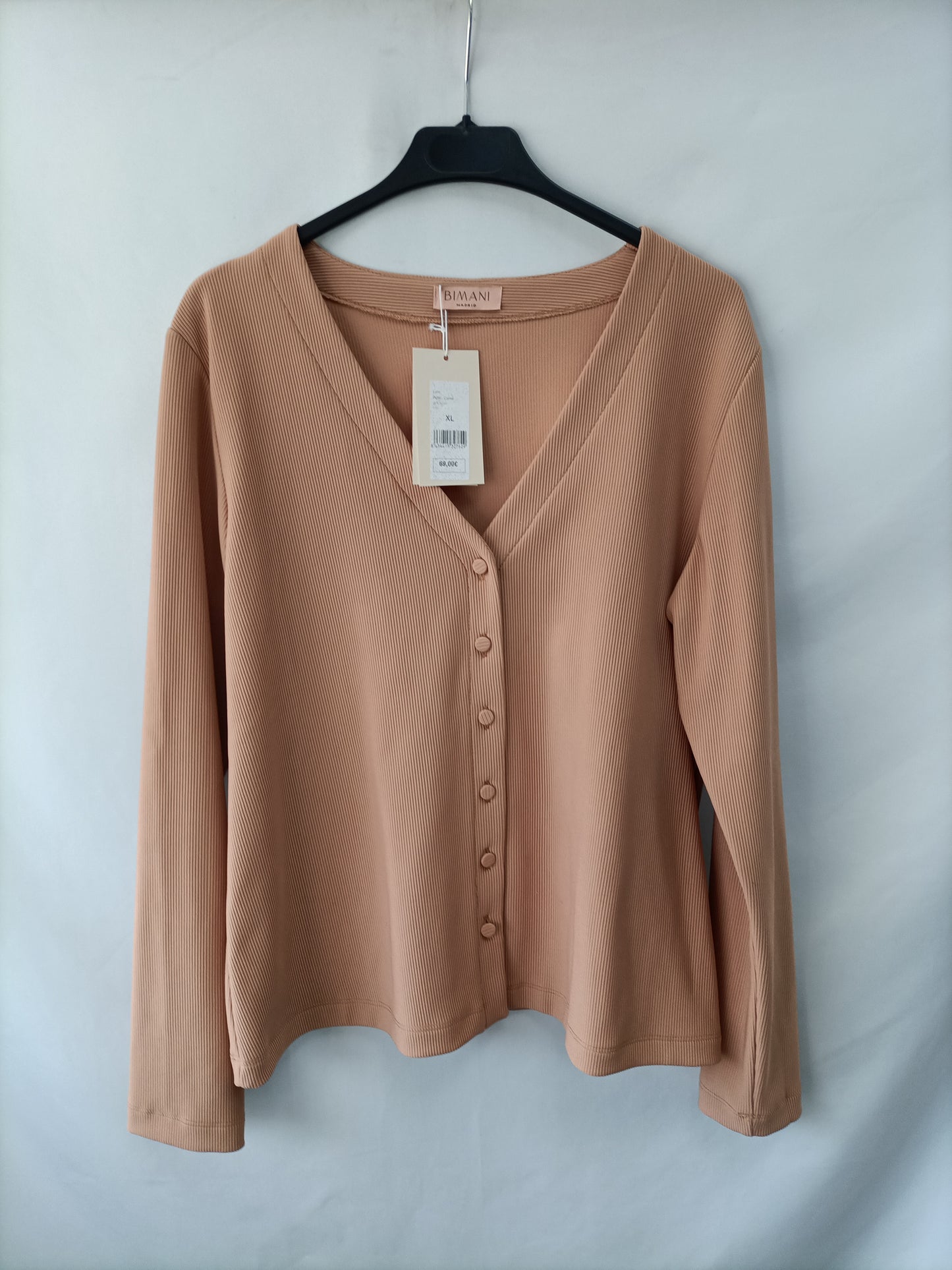 BIMANI. Top/chaqueta Camel T.xl