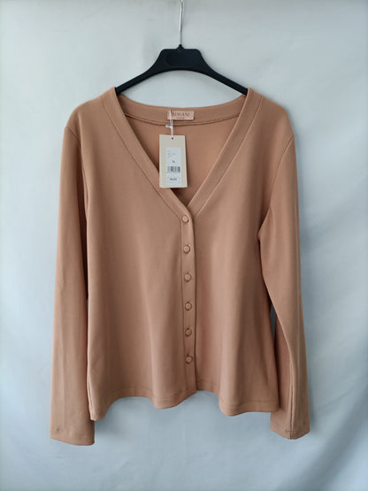 BIMANI. Top/chaqueta Camel T.xl