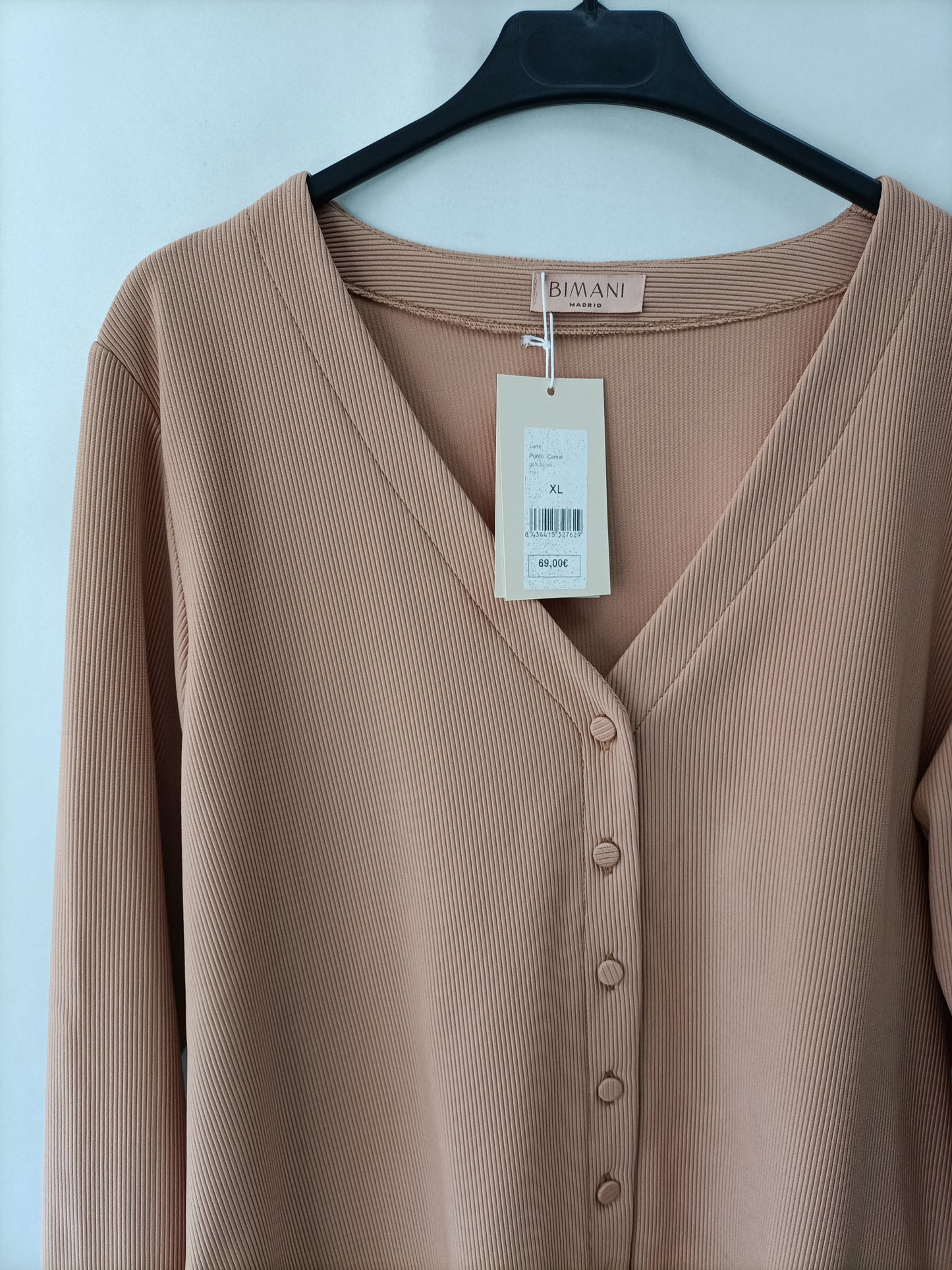 BIMANI. Top/chaqueta Camel T.xl