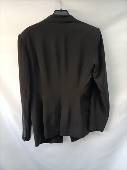 ZARA. Blazer fluida negra T.l