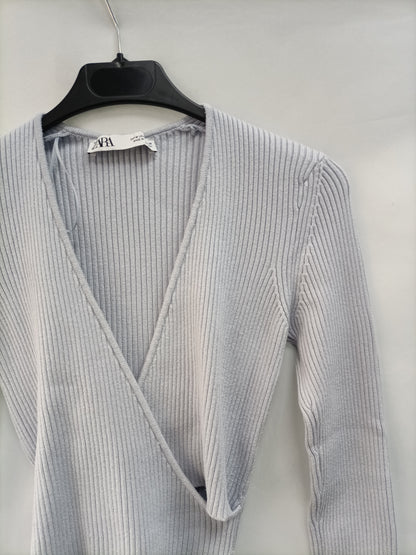 ZARA. Top punto cruzado T.m