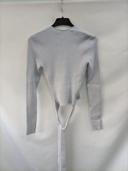 ZARA. Top punto cruzado T.m