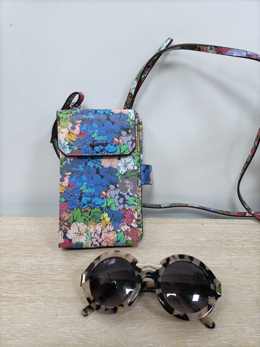 PARFOIS.  Bolso cartera flores