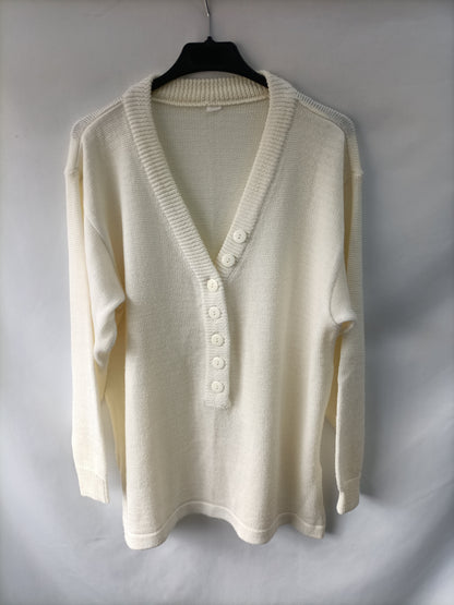 VENCA. Jersey crudo botones T.u(m)