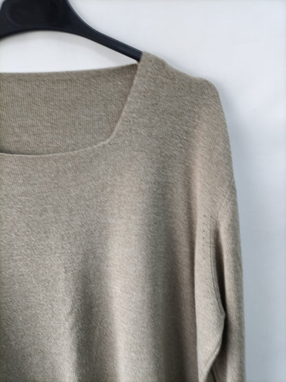 OTRAS.Jersey marrón verdoso T.u(m)