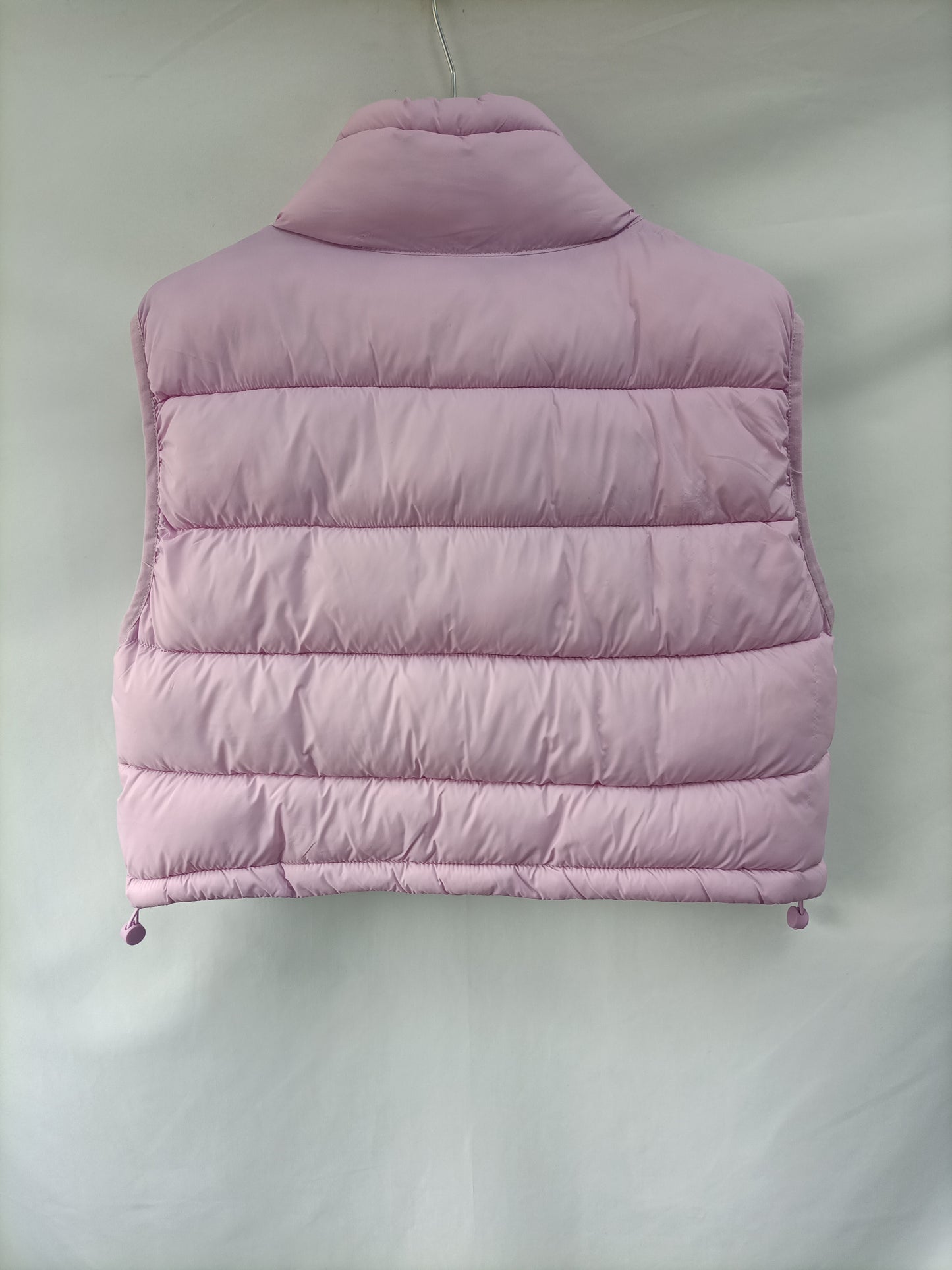 ZARA. Plumas sin mangas lila T.xl