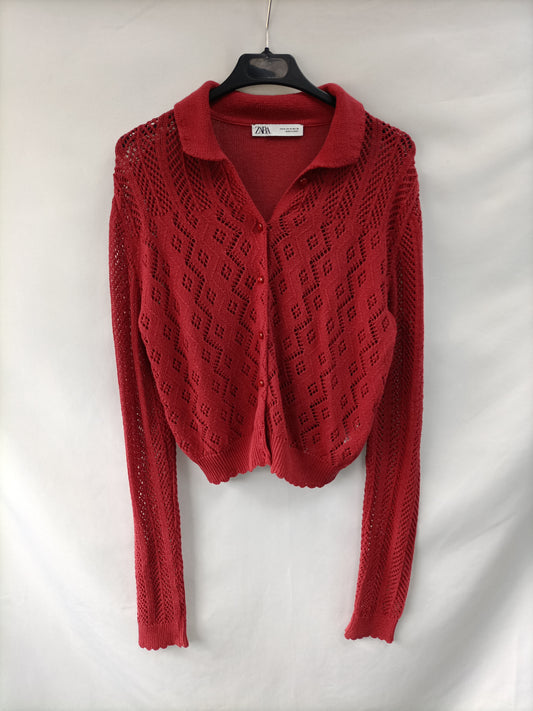 ZARA. Rebeca troquelada   T.m