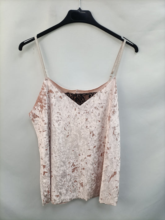 OTRAS. Top lencero rosa T.m