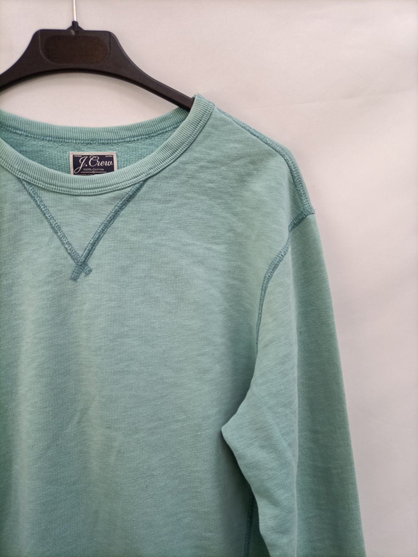 J.CREW. Sudadera verde agua T.s