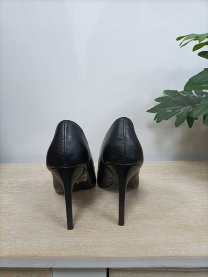 MANGO. Tacon salon negro T.36