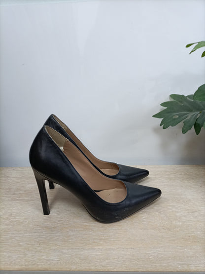 MANGO. Tacon salon negro T.36