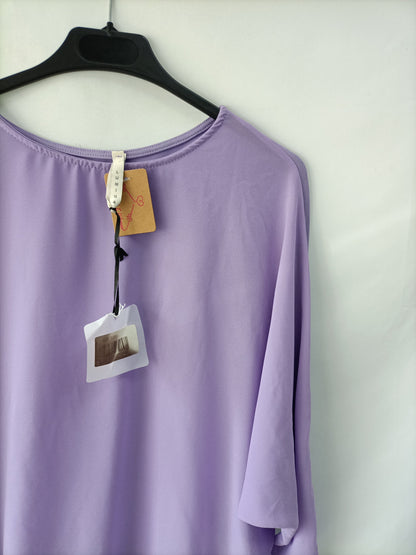 LUMINA. Camiseta/blusa morada T.u(s)