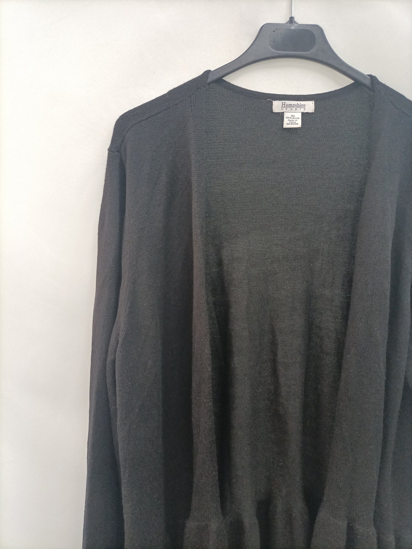 HAMPSHIRE. Black knit jacket