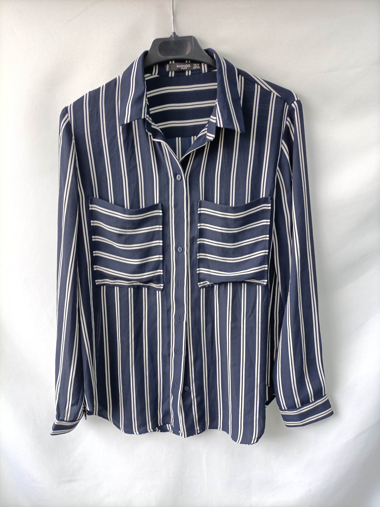 MANGO.Blusa rayas T.xs