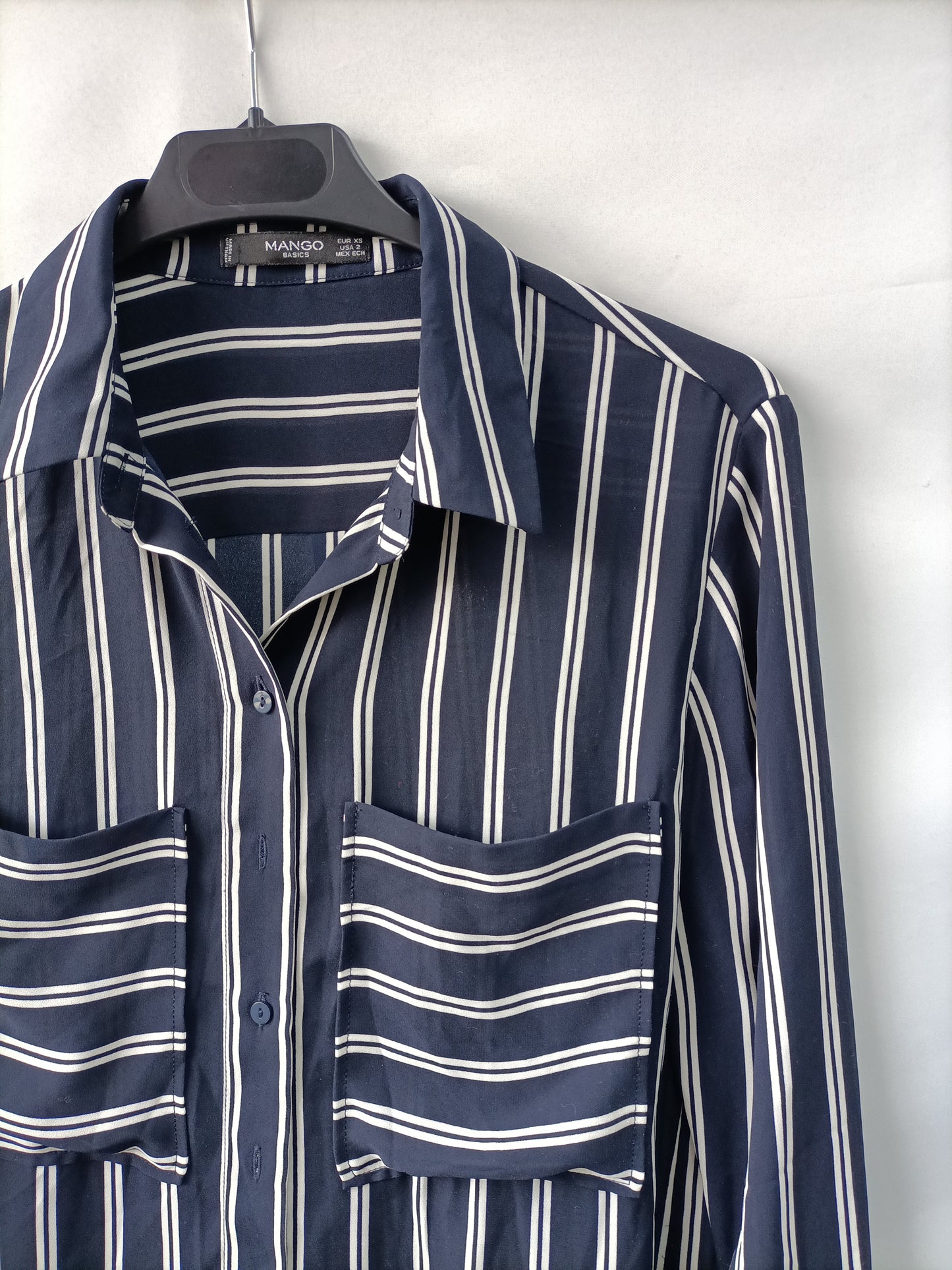 MANGO.Blusa rayas T.xs