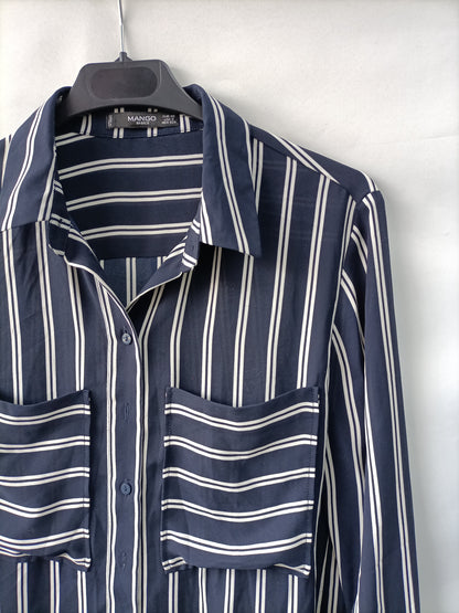 MANGO.Blusa rayas T.xs