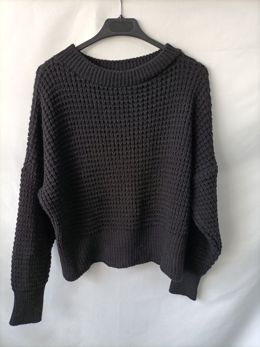 OTRAS. Jersey negro punto Tu(s)