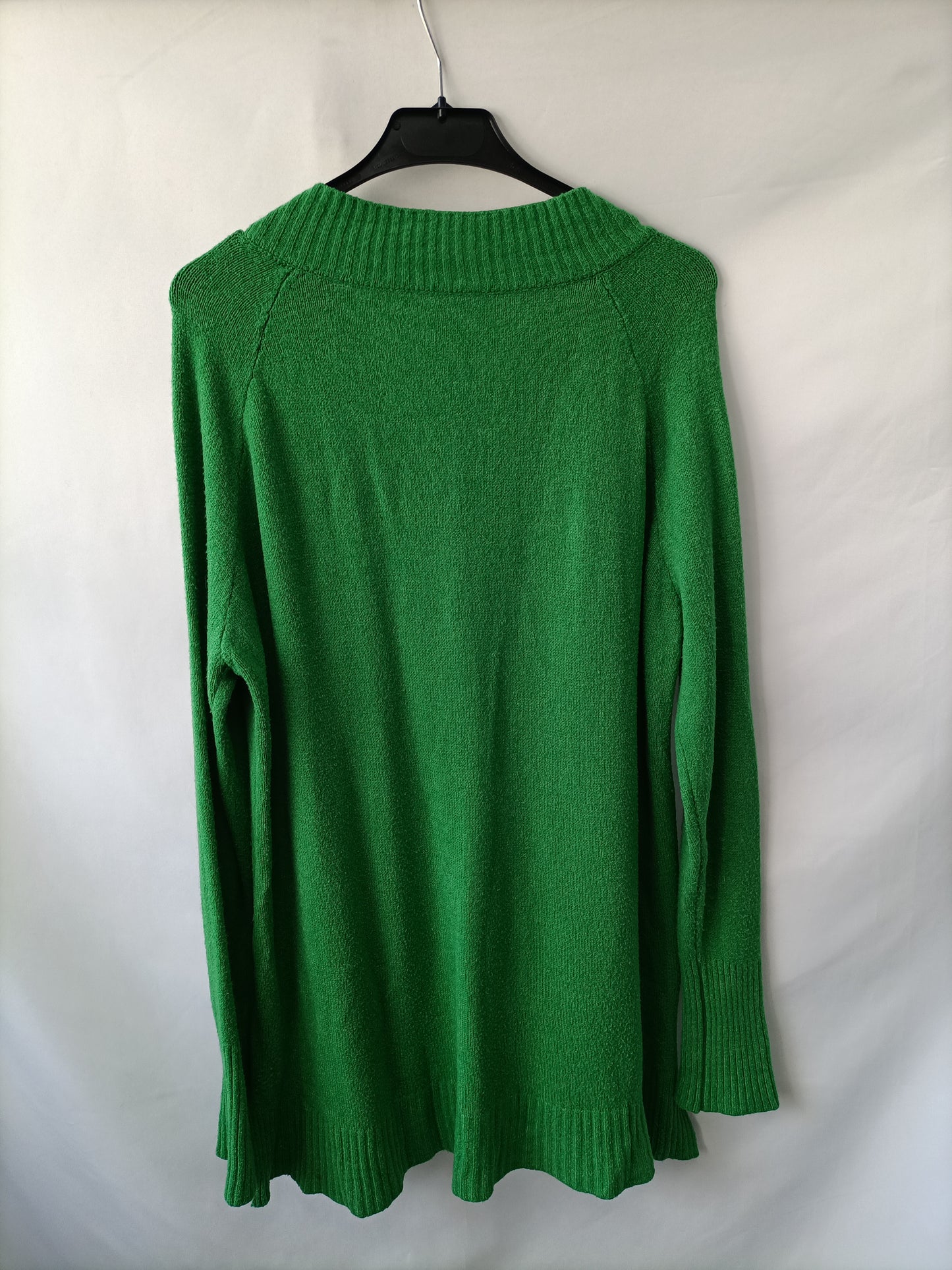 OTRAS. Jersey largo de punto verde Tu