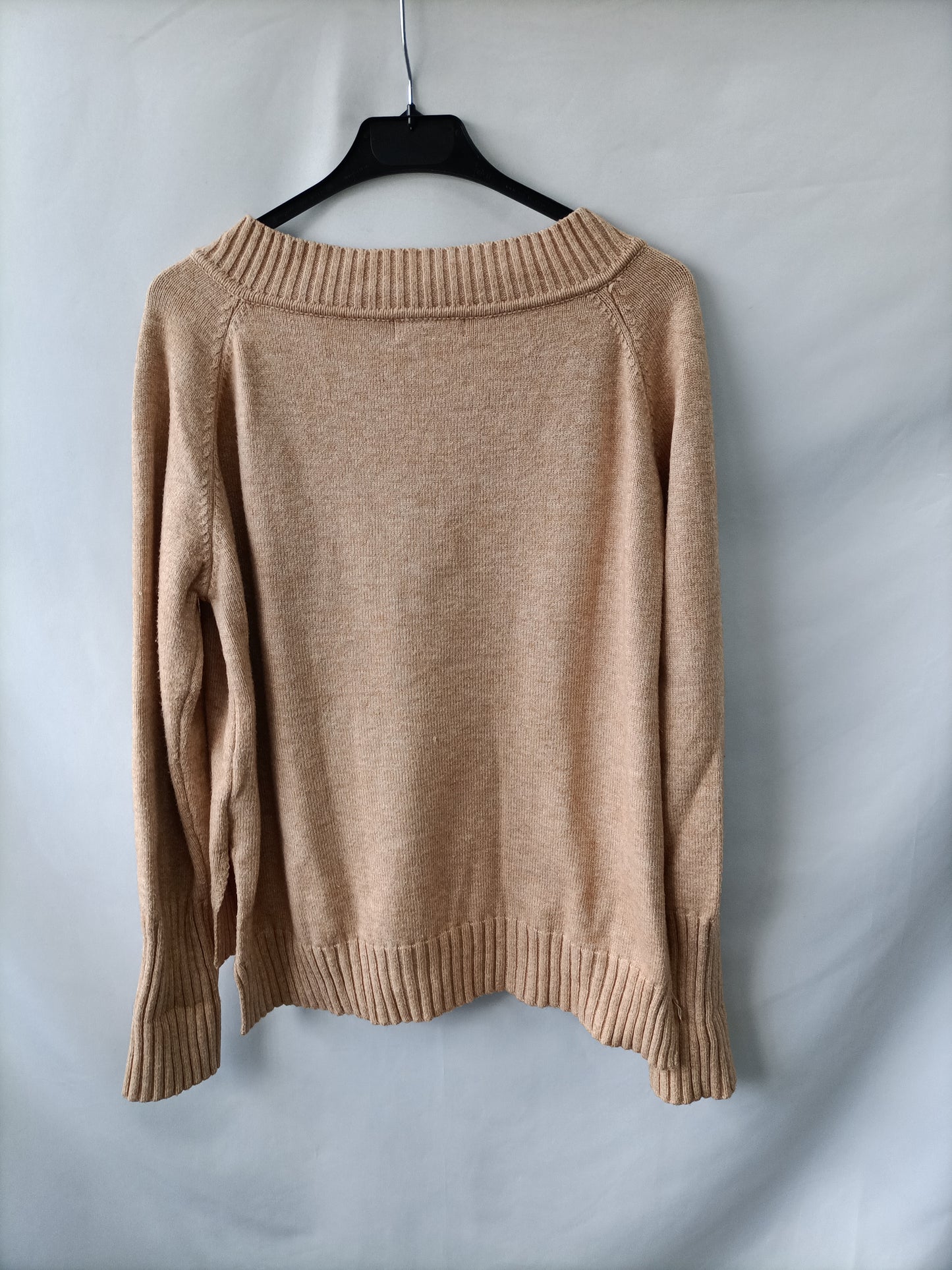 ALLO ALLO. Jersey  de punto beige T.s/m