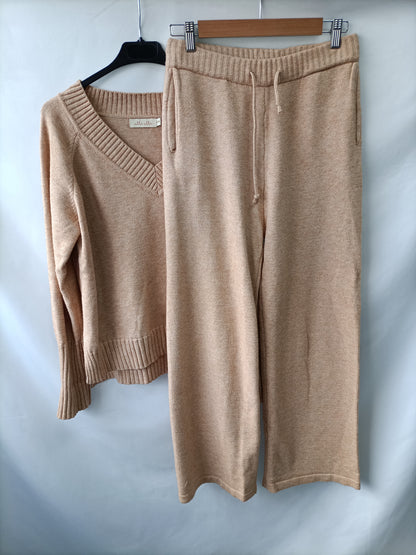 ALLO ALLO. Jersey  de punto beige T.s/m