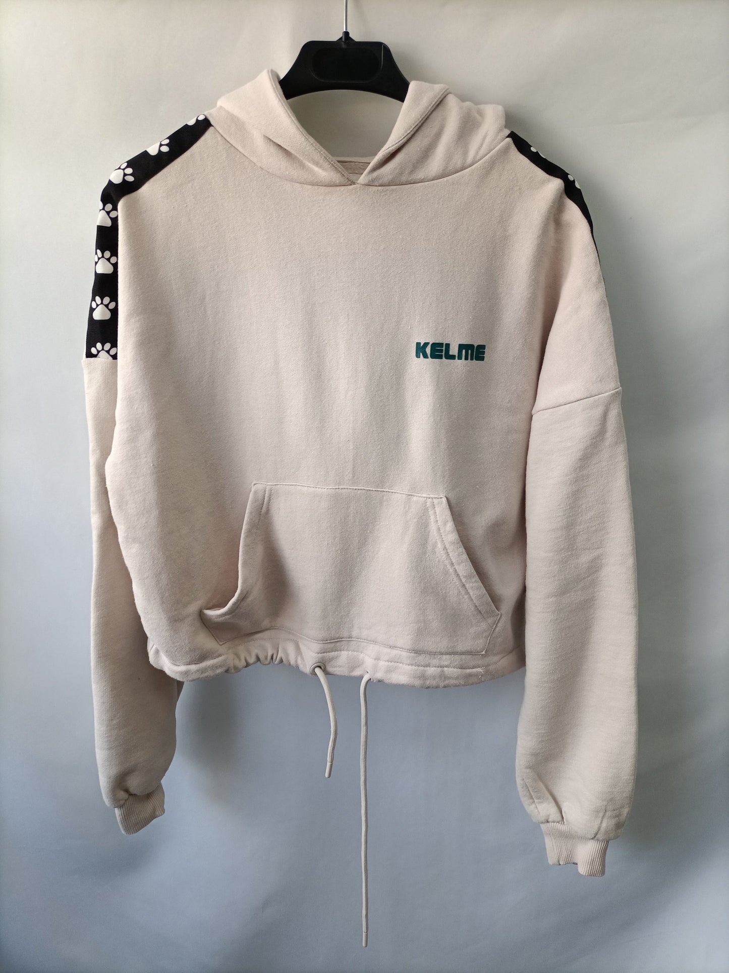 LEFTIES. Cropped beige Ts sweatshirt