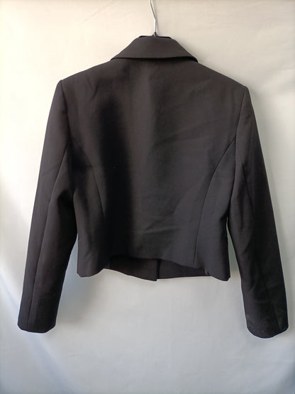 LEFTIES. Black cropped jacket T.s